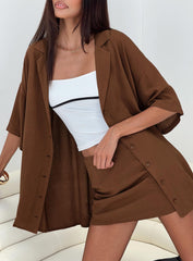 Caraliia Shirt Brown