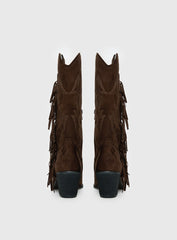 Therapy Chaos Cowboy Boots Brown